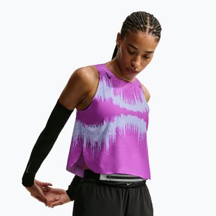 Koszulka do biegania damska Nike AeroSwift vivid purple/purple dynasty