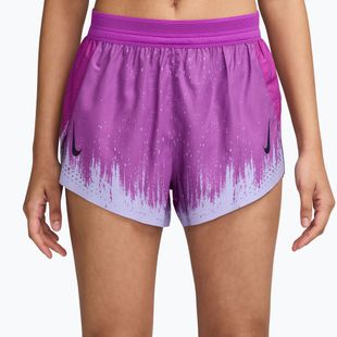 Spodenki do biegania damskie Nike AeroSwift vivid purple/purple dynasty