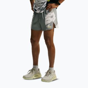 Spodenki do biegania męskie Nike Dri-Fit 4" smoke grey/black/light lemon twist