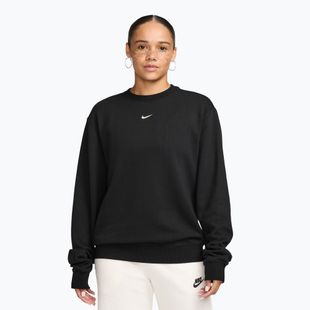 Bluza damska Nike Studio Fleece Lightweight total black/sail
