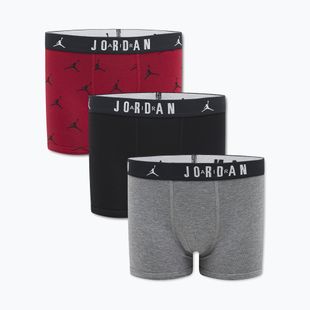 Bokserki dziecięce  Jordan JHB Flight Cotton Essential 3 pary gym red