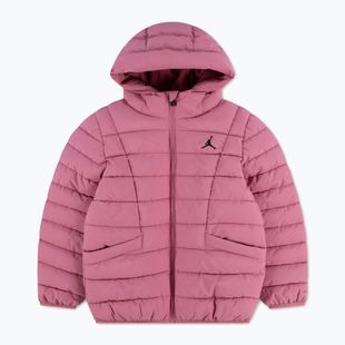 Kurtka dziecięca Jordan Midweight Puffer W/Pipping desert berry