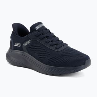 Buty męskie SKECHERS Bobs Squad Chaos Solid Step blue