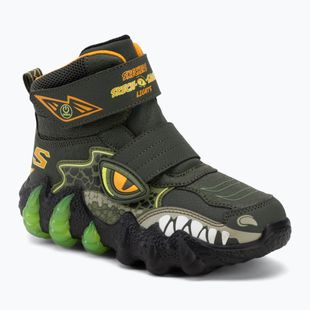 Śniegowce dziecięce SKECHERS Skech-O-Saurus Lights 2.0 green