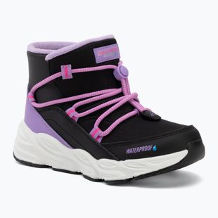 Śniegowce dziecięce SKECHERS Turbo Tread Black