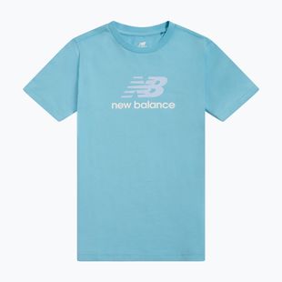Koszulka dziecięca New Balance Jersey Stacked Logo Tee taffy blue