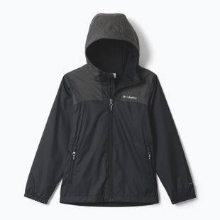 Kurtka przeciwdeszczowa dziecięca Columbia Rainy Trails III Fleece Lined black