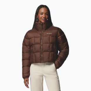 Kurtka ocieplana damska Columbia Puffect III Cropped tobacco