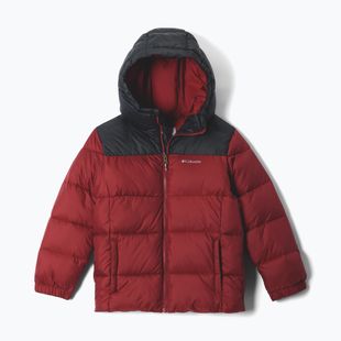 Kurtka ocieplana dziecięca Columbia Puffect Hooded Red Oxide/Black