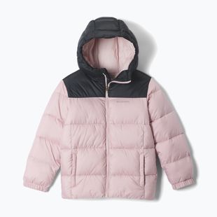 Kurtka ocieplana dziecięca Columbia Puffect Hooded Mineral Pink/Black