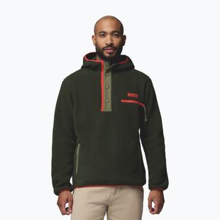 Bluza polarowa męska Columbia Helvetia II Hoodie Greenscape