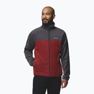 Bluza polarowa męska Columbia Steens Mountain Full Zip 2.0 Shark/Red Oxide
