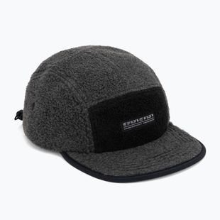 Czapka z daszkiem Columbia Creek Side Thermal 5 Panel charcoal heather fleece/black ripstop