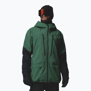Kurtka narciarska męska Columbia Platinum Peak Insulated rain forest/black