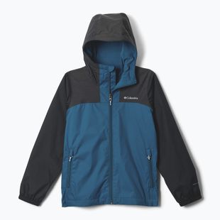 Kurtka przeciwdeszczowa dziecięca Columbia Rainy Trails III Fleece Lined phoenix blue/black