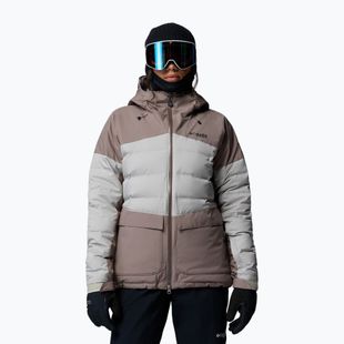Kurtka narciarska damska Columbia Glacier Ridge Down iron/flint grey
