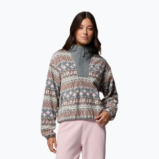 Bluza polarowa damska Columbia Sequoia Grove II Printed Half Zip Iron Wizard Island