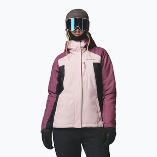 Kurtka narciarska damska Columbia Snowy Summit Ins mineral pink/black/antique mauve x dye