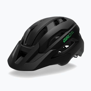 Kask rowerowy dziecięcy Giro Fixture II matte black/vivid green