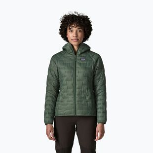 Kurtka ocieplana damska Patagonia Micro Puff Hoody canopy green