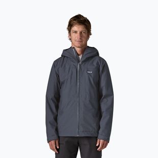 Kurtka przeciwdeszczowa męska Patagonia Insulated Boulder Fork Rain smolder blue