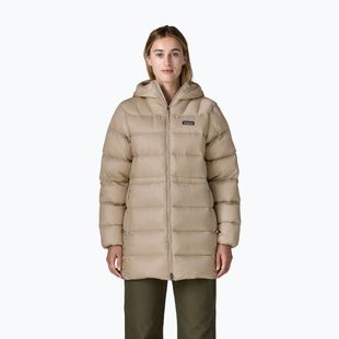 Płaszcz puchowy damski Patagonia Fitz Roy Down Parka pumice