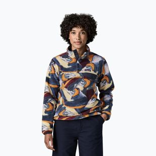 Bluza polarowa damska Patagonia Lightweight Synchilla Snap-T Pullover smudge: smolder blue