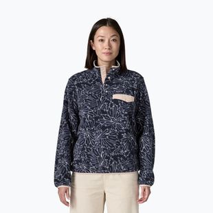 Bluza polarowa damska Patagonia Lightweight Synchilla Snap-T Pullover saxifrage: sunken blue