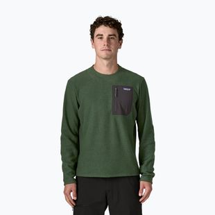 Bluza męska Patagonia R1 Air Crew treeline green