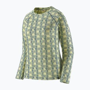 Bluza termoaktywna damska Patagonia Capilene Midweight Crew sun quilt: blue sage