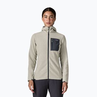 Bluza polarowa damska Patagonia R1 Air Full-Zip Hoody birch white