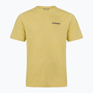 Koszulka męska Patagonia Capilene Cool Daily Boardshort Logo limestone yellow - light limestone yellow x-dye