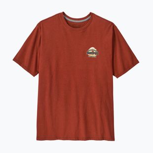 Koszulka męska Patagonia Great Waves Responsibili-Tee rusty red