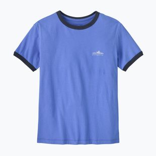 Koszulka damska Patagonia Fitz Roy Foothills Ringer Tee diver blue