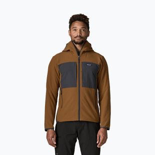 Bluza trekkingowa męska Patagonia R2 TechFace Hoody deer brown