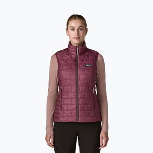 Bezrękawnik damski Patagonia Nano Puff berry fig