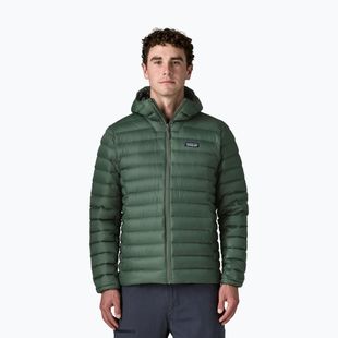Kurtka puchowa męska Patagonia Down Sweater Hoody treeline green