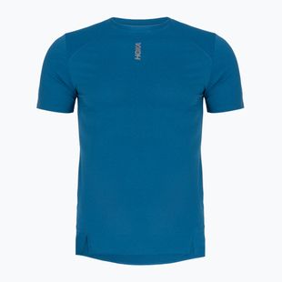 Koszulka do biegania męska HOKA EveryRun Short Sleeve night glow blue