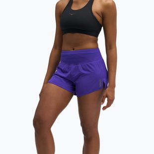 Spodenki do biegania damskie HOKA Glide Short 3.5" Brief cosmic purple