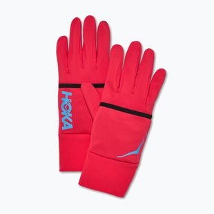 Rękawiczki do biegania HOKA Coldsnap Fleece Gloves cerise