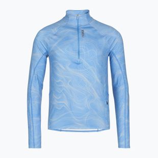 Bluza do biegania męska HOKA Skyform Half Zip CLF PRT mineral blue