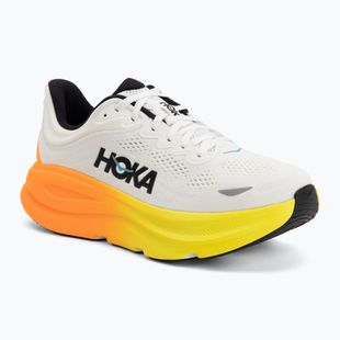 Buty do biegania męskie HOKA Bondi 9 white/neon tangerine