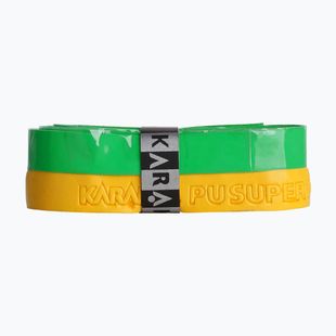 Owijka do rakiet squash Karakal Pu Super Grip Duo green/yellow