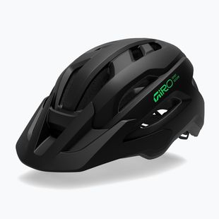 Kask rowerowy dziecięcy Giro Fixture II MIPS matte black/vivid green