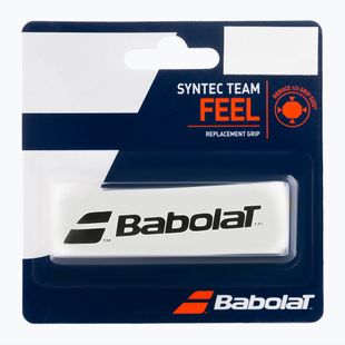 Owijka do rakiet tenisowych Babolat Syntec Team Grip white/black