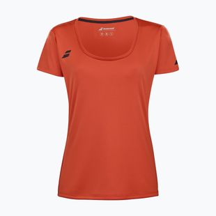 Koszulka dziecięca Babolat Play Cap Sleeve Top Jr fiesta red