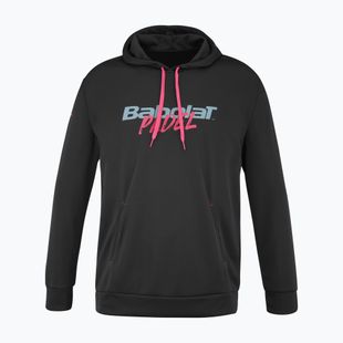 Bluza tenisowa męska Babolat Padel Hood Sweat black/black