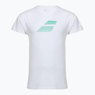 Koszulka męska Babolat Exercise Big Flag white/white