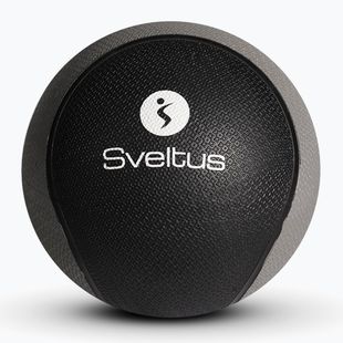 Piłka lekarska Sveltus Medicine Ball Rubber 1 kg grey/ black