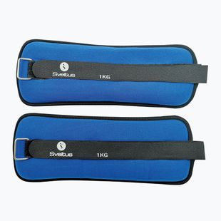Obciążniki na kostki Sveltus Neoprene Weighted Cuff 2 x 1 kg black